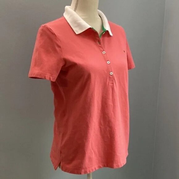 Tommy Hilfiger Solid Polo - Women M - Picture 3 of 11